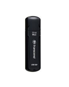 Transcend 32GB JetFlash 750, USB 3.0 flash disk, MLC, LED indikace, černý