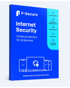 F-Secure INTERNET SECURITY pro 1 zařízení na 1 rok - CZ elektronicky