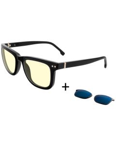 GUNNAR kancelářské/herní brýle CUPERTINO ONYX * jantarová/sluneční skla * BLF 65 / BLF90 * GUNNAR/NATURAL focus