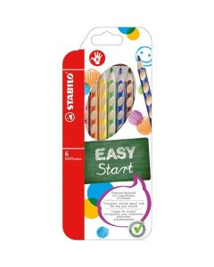 Pastelky Stabilo EASYcolors, pro praváky, 6 barev