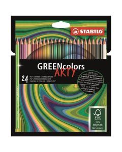 Pastelky Stabilo GREENcolors "ARTY", 24 barev