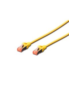 Digitus Patch Cable, S-FTP, CAT 6, AWG 27/7, LSOH, Měď, žlutý 0,5m