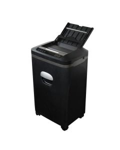 AT skartovač AT-800AF/ řez 2x10 mm/ pracovní šíře 220 mm/ objem koše 20 l/ stupeň utajení P5/ automatický podavač/ černý