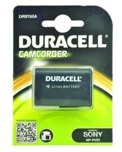 DURACELL Baterie - DR9706A pro Sony NP-FV30, černá, 650 mAh, 7.4V