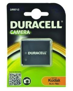 DURACELL Baterie - DR9712 pro Kodak KLIC-7001, černá, 700 mAh, 3.7V