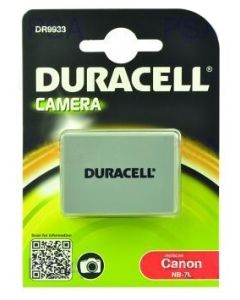 DURACELL Baterie - DR9933 pro Canon NB-7L, šedá, 1000 mAh, 7.4V