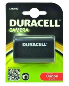 DURACELL Baterie - DR9943 pro Canon LP-E6, černá, 1400 mAh, 7.4V