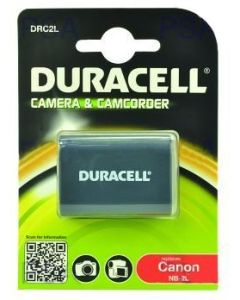 DURACELL Baterie - DRC2L pro Canon NB-2L, černá, 650 mAh, 7.4 V