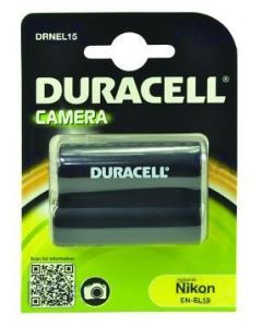 DURACELL Baterie - DRNEL15 pro Nikon EN-EL15, černá, 1400 mAh, 7.4 V