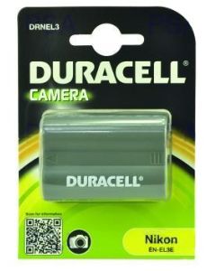DURACELL Baterie - DRNEL3 pro Nikon EN-EL3, černá, 1400 mAh, 7.4 V