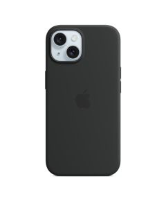 iPhone 15 + Silicone Case with MagSafe - Black