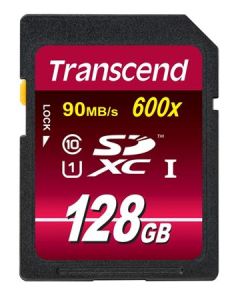 Transcend 128GB SDXC (Class10) UHS-I 600x (Ultimate) MLC paměťová karta