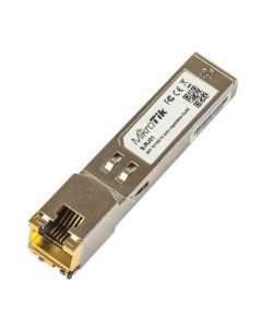 MikroTik SFP 10/100/1000M metalický modul S-RJ01, RJ-45, 100m, 1.25Gbps