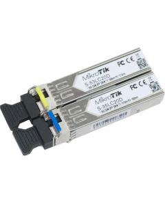 MikroTik SFP optický modul S-35/53LC20D, SM, 20km, 1.25G (pár)