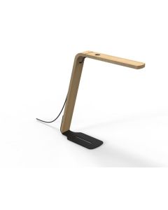 Stolní LED lampa Ledaika - stmívatelná, světle hně