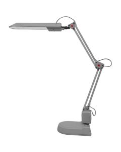 Stolní lampa Ecolite Adept, stříbrná
