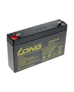 Long Baterie  WP7-6 (6V/7Ah - Faston 187)
