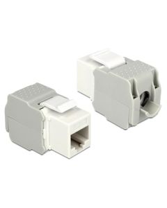 Delock Keystone Modul RJ45 samice > LSA Cat.6,UTP,bílý