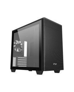 FSP CST360B/Micro Tower/Transpar./Černá