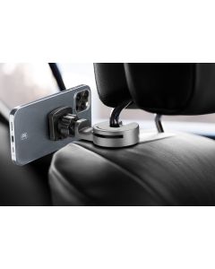 Magnetický držák Cellularline Touch Hook do opěrky hlavy, černý