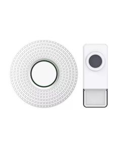 Zvonek bezdrátový GETI 105 W - bílý