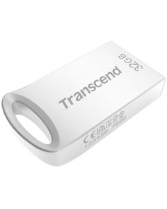 Transcend 32GB JetFlash 710S, USB 3.1 Gen 1 flash disk, malé rozměry, stříbrný kov