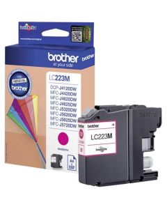 Brother LC-223M (inkoust magenta,600 str.@ 5%  draft)