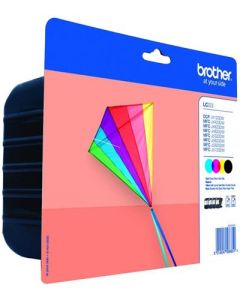Brother LC-223VALBP (inkoust multipack -  černá + tři barvy)