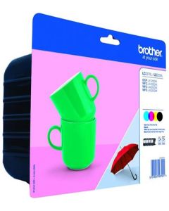 Brother LC-227VALBP (inkoust multipack -  černá + tři barvy)