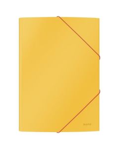 Desky chlop.,gumič.Leitz Cosy,A4,karton,žluté,1 ks