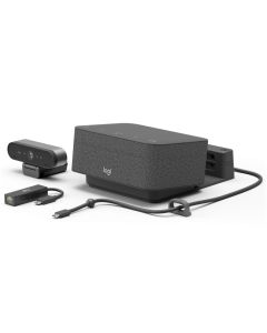Logitech Logi Dock Focus Room Kit - Souprava pro video konference, černá