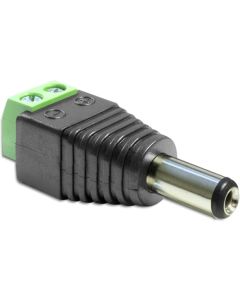Delock Adaptér DC 2,1 x 5,5 mm samec > svorkovnice 2 piny