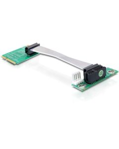 Delock Riser Card Mini PCI Express > PCI Express x1 vkládání vlevo 13 cm
