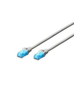 Digitus Ecoline Patch Cable, UTP, CAT 5e, AWG 26/7, šedý 2m, 1ks