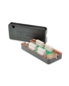 Digitus spojovací box CAT7, 600 MHz, LSA, plně stíněný, kompaktní design, 26x35x80 mm