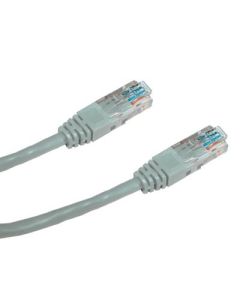 DATACOM Patch cord UTP CAT6 0,25m šedý