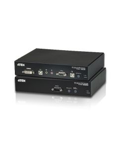 ATEN KVM extender CE-680 USB , DVI KVM extender pro konzoli s USB klávesnicí a myší přes optický kabel, (1920 x 1200 na 600m)  