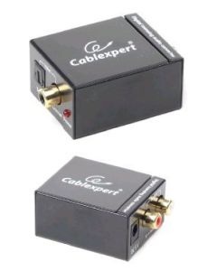 GEMBIRD Dat extender digital na analog audio konvertor, SPDIF/RCA 