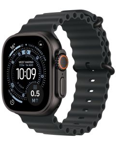 Apple Watch Ultra 3 49mm Černý titan s černým oceánským řemínkem