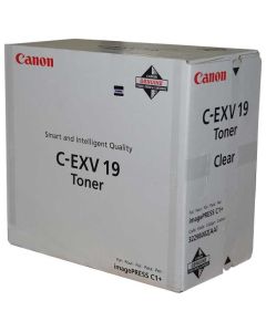 Canon originální  TONER CEXV19 CLEAR TONER Imagepress C1+ 31 500 stran A4 (5%)