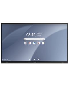 ViewSonic Flat Touch Display IFP8663-1C/86"  4K UHD,50 multi-point PCAP,9H,450nits, 16G RAM/128G,HDMI,DP,USB,RJ45, RS232