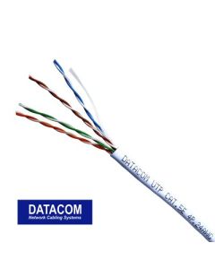 DATACOM UTP kabel drát CAT5E PVC 305m box, bílý 