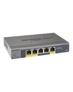 Netgear PLUS SWITCH, 5xGbE powering only via PoE switch (mngt. via PC utility-monitoring also via WEB)