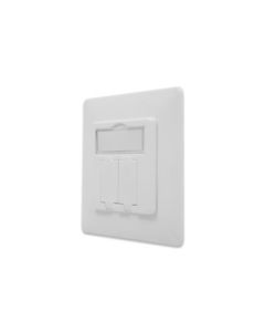 DIGITUS Nástěnná deska pro Keystone Jacks, německý rám 80x80, střední deska 50x50