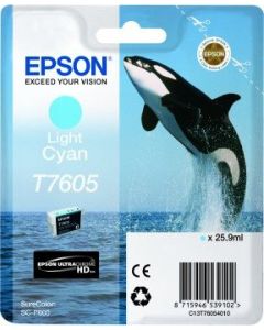 EPSON cartridge T7605 Light Cyan (kosatka)