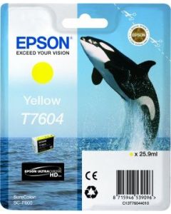 EPSON cartridge T7604 Yellow (kosatka)