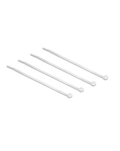 Delock Stahovací pásky transparentní D 100 x Š 2,5 mm 100 ks