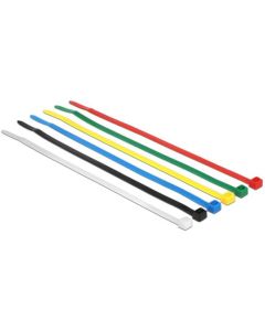 Delock Stahovací pásky barevné D 200 x Š 3,6 mm 100 ks