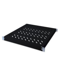 Digitus 1U pevná police pro stojany o hloubce 600 mm 44x482x350 mm, seřízení. Hloubka 350 - 550 mm, černá
