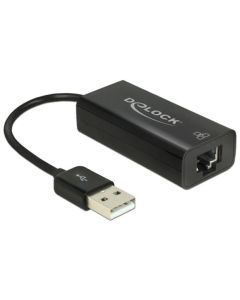 Delock Adapter USB 2.0 > LAN 10/100 Mb/s